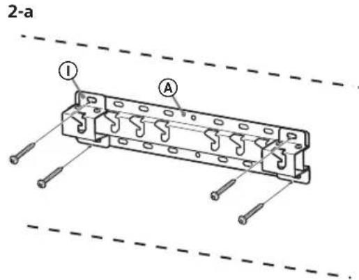SONY Bravia KD55XG8588 - Instalarea bazei pe perete - 1