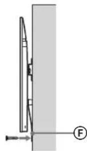 SONY Bravia KD55XG8588 - Preventing the bottom of the TV from shifting. - 2