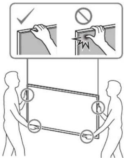 SONY Bravia KD55XG8588 - WARNING - 1