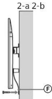 SONY Bravia KD55XG8588 - Prevenirea alunecarii partii de jos a televizorului. - 1