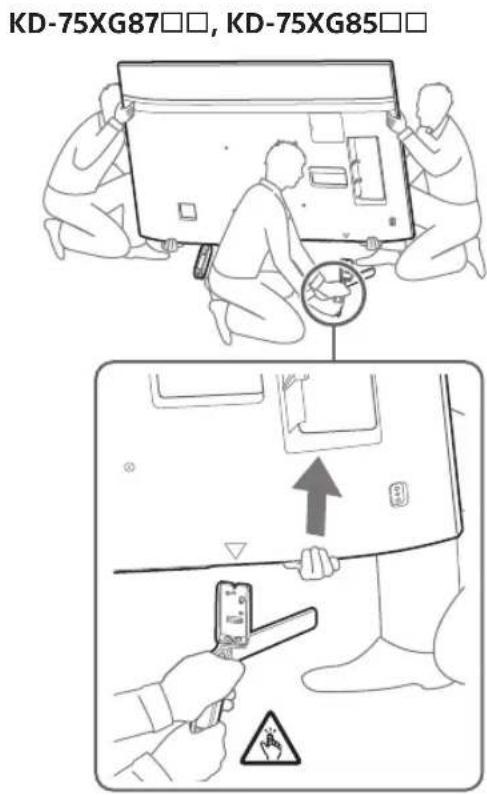 SONY Bravia KD55XG8588 - Odkrć podstawe od telewizora. - 2