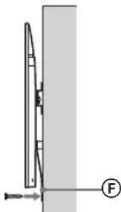 SONY Bravia KD55XG8588 - Prevenirea alunecarii partii de jos a televizorului. - 2