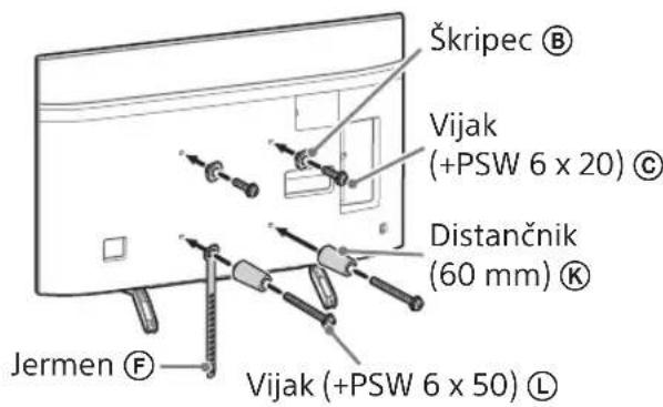 SONY Bravia KD55XG8588 - Standardni nosilec (2-a) - 1