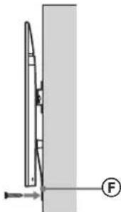 SONY Bravia KD55XG8588 - Verhindern Sie, dass sich die Unterseite des Fernsehgeräts bewegt. - 2