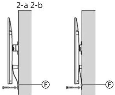 SONY Bravia KD55XG8596 - Zajistěte, aby se dolní část televizoru neposunovala. - 1