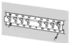 SONY Bravia KD55XG8596 - Konzolu na zed bezpečně namontujte podle následujících pokynů v tomto návodu k použití. - 1