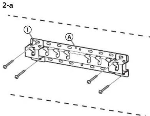 SONY Bravia KD55XG8596 - Az alap falra szerelése - 1