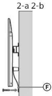 SONY Bravia KD55XG8796 - Prevenirea alunecarii partii de jos a televizorului. - 1