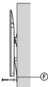 SONY Bravia KD55XG8796 - Maintien en place du dessous du téléviseur. - 2