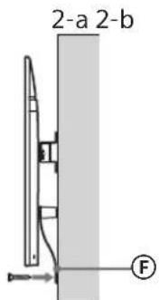 SONY Bravia KD55XG8796 - Zapobieganie odchylaniu sie dolnej czeci telewizora. - 1