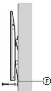 SONY Bravia KD55XG8796 - Prevenirea alunecarii partii de jos a televizorului. - 2