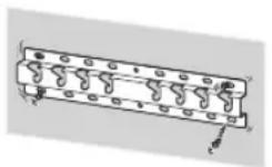 SONY Bravia KD55XG8796 - Veillez à installer le support de fixation murale solidement en suivant les instructions de ce mode d'emploi. - 1