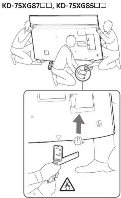 SONY Bravia KD55XG8796 - Odkrć podstawe od telewizora. - 2