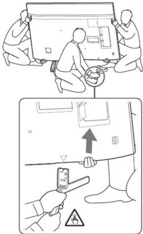 SONY Bravia KD55XG8796 - Odkrć podstawe od telewizora. - 1