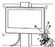 SONY Bravia KD65XG8596 - He BCTaHOBJIouTe KPOHHTeIN Dnla HAcTIHHORO KpINJIeHNr B MicxHa CTInI, De KpaI cy 6okn TeLeBi3opa BuCTyNAIOb 3a MeKi NOBepXHi CTInI. - 1