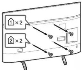 SONY Bravia KD65XG8596 - Contrassegnare la posizione di installazione sulla parete. - 2
