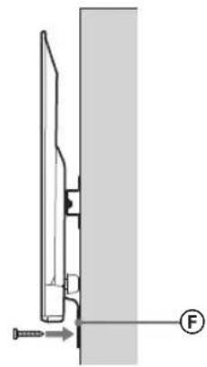 SONY Bravia KDL50WG665 - Preventing the bottom of the TV from shifting. - 2