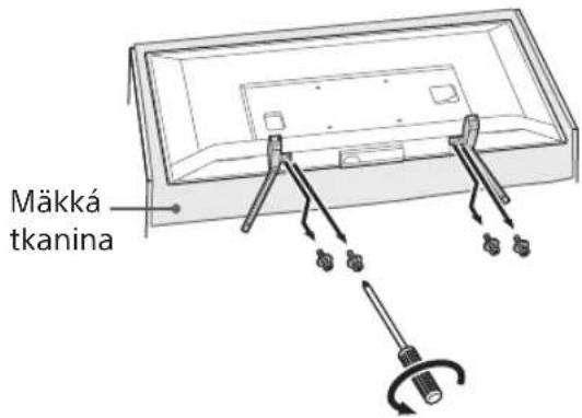 SONY Bravia KDL50WG665 - Instalácia podstavca na stenu - 1