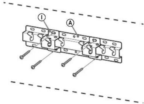SONY Bravia KDL50WG665 - Instalación de la base en la pared - 1