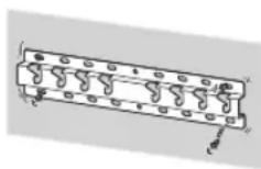 SONY Bravia KDL50WG665 - Instalati disponitivul de montare pe perete in condiţii de siguranta, urmânnd induciţiile din acest manual de instrutiuni. - 1