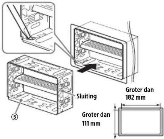 SONY DSXB700 - Het toestel monteren met het bijgeleverde montageframe - 1