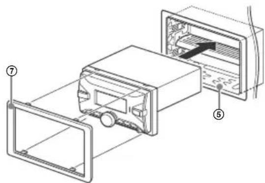 SONY DSXB700 - Montaje de la unidad con el soporte de montaje incluido - 2