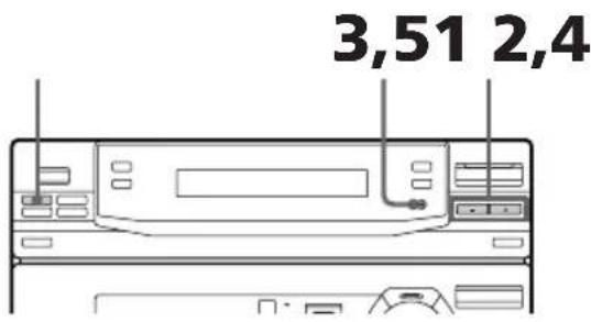 SONY LBTXB33K - Passo 2: Acertar o relógio - 1