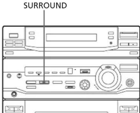 SONY LBTXB33K - Activation de l'effet spatial - 1