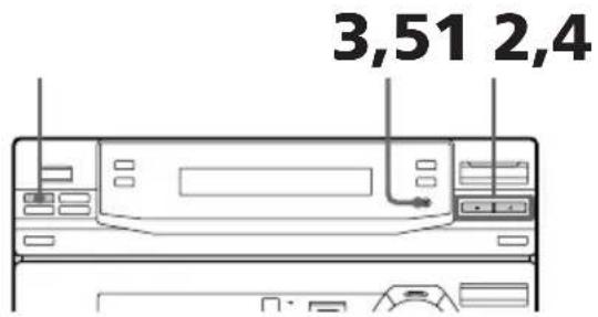 SONY LBTXB33K - 2e étape: Réglage de l'heure - 1