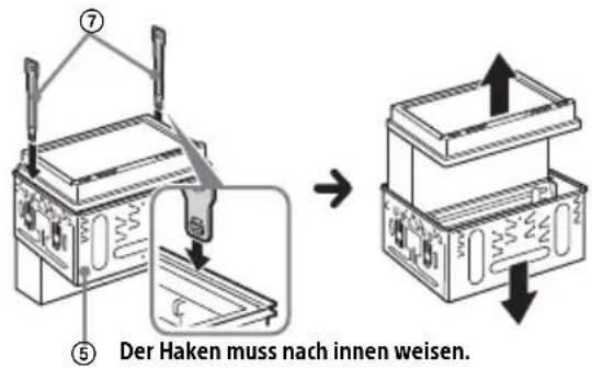 SONY DSXA310DAB - Abnehmen der Halterung - 1