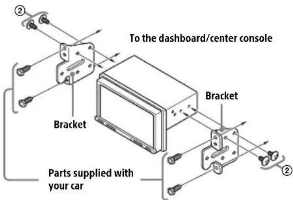 SONY DSXA310DAB - Mounting the unit in a Japanese car - 1