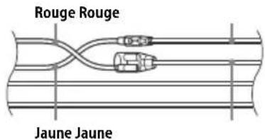 SONY DSXA310DAB - Quand les positions des cables rouge et jaune sont inversées - 1