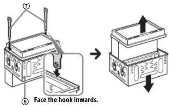 SONY DSXA310DAB - Removing the bracket - 1