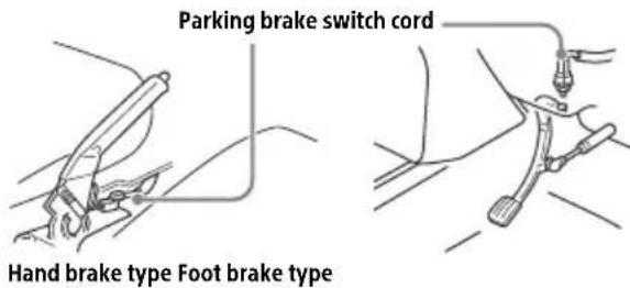 SONY DSXA310DAB - To the parking brake switch cord - 1
