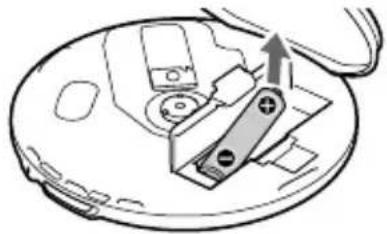 SONY DNE321 - Pour retirer la pile - 1