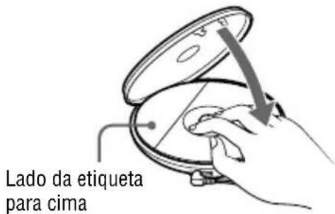 SONY DNE321 - Coloque o CD no tabuleiro e feche a tampa. - 1