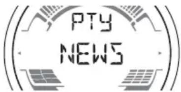 SONY CDXHR70MW - Auswählen des Programmtyps (PTY) - 1