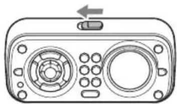 SONY CDXHR70MW - Inserting the disc in the unit - 1
