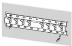 SONY Bravia KD55XG8577 - Achten Sie darauf, die Wandhalterung entsprechend den Anweisungen in dieser Bedienungsanleitung sich an der Wand zu montieren. - 1