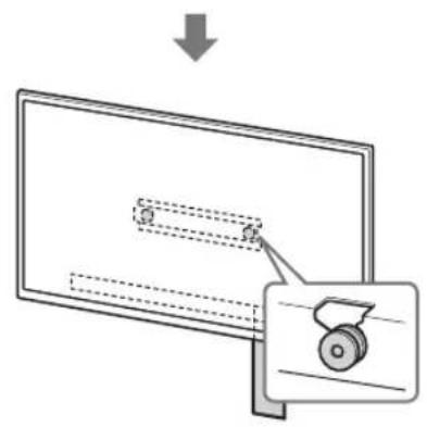 SONY Bravia KD55XG8577 - Televizyonu Taban veya Taban Adaptoru uzerine monte edin. - 5