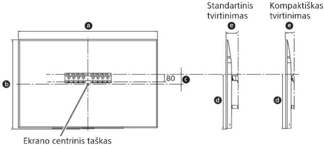 SONY Bravia KD55XG8577 - Nusprskite, kurioje vietoje montuosite. - 1