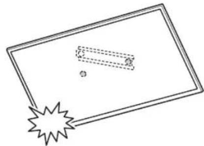 SONY Bravia KD55XG8577 - Installer de tv op de voet of voetadapter. - 1
