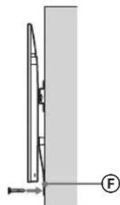 SONY Bravia KD55XG8577 - Maintien en place du dessous du téléviseur. - 2