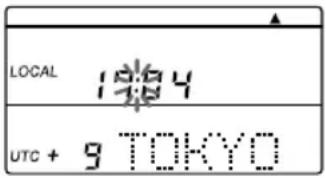 SONY ICFSW07 - Indstilling af lokaltiden - 3