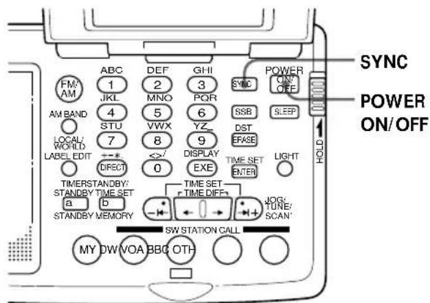 SONY ICFSW07 - Adjusting for optimum AM reception —Synchronous detection - 1
