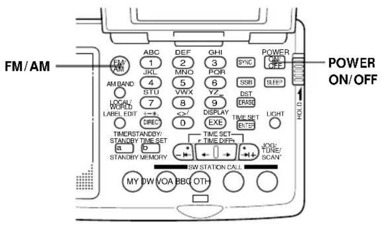 SONY ICFSW07 - Turning off the beep - 1