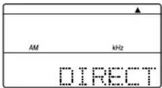SONY ICFSW07 - Différents modes de réception Syntonisation directe - 2