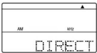 SONY ICFSW07 - Direkte indstilling - 2
