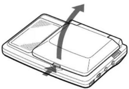 SONY ICFSW07 - Opening the cover - 1