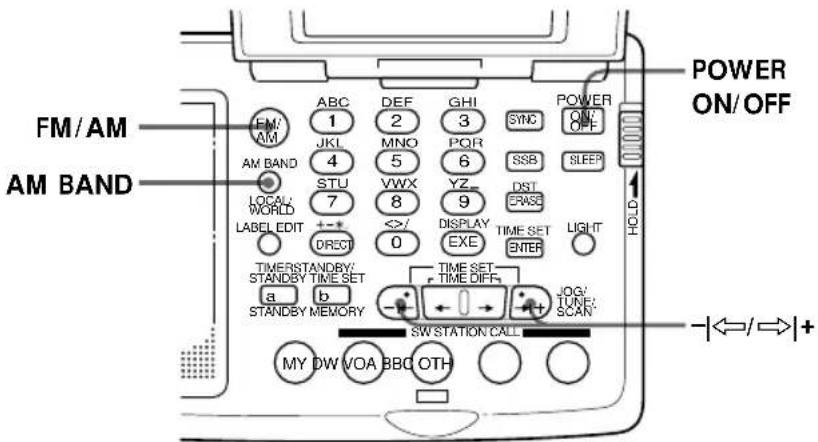 SONY ICFSW07 - Various ways of reception (continued) Scan tuning - 1
